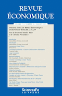 Revue économique 74-4, juillet 2023